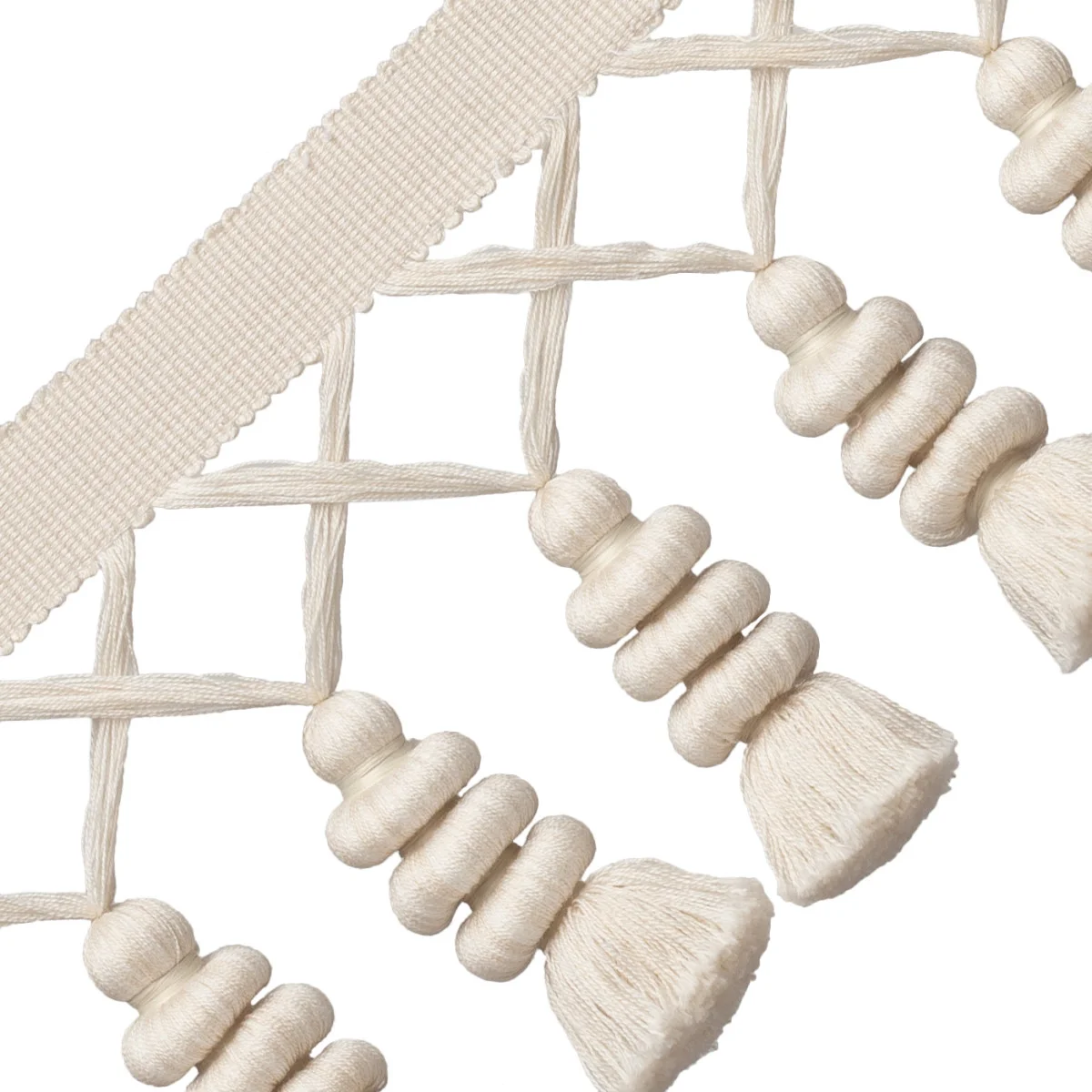 4.3" Wrinkle Cotton Tassel Fringe