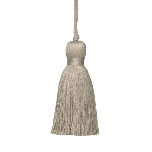 Natural Linen Key Tassel