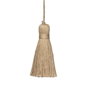 Natural Jute Key Tassel