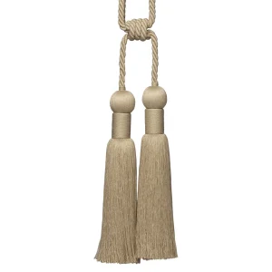 Natural Jute Double Tassel Curtain Tie-back