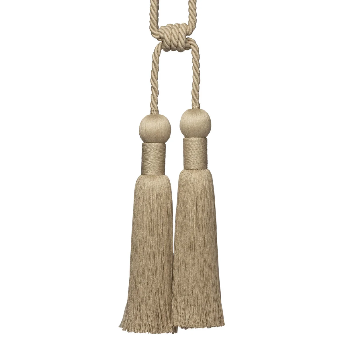 Jute Double Tassel Curtain Tieback