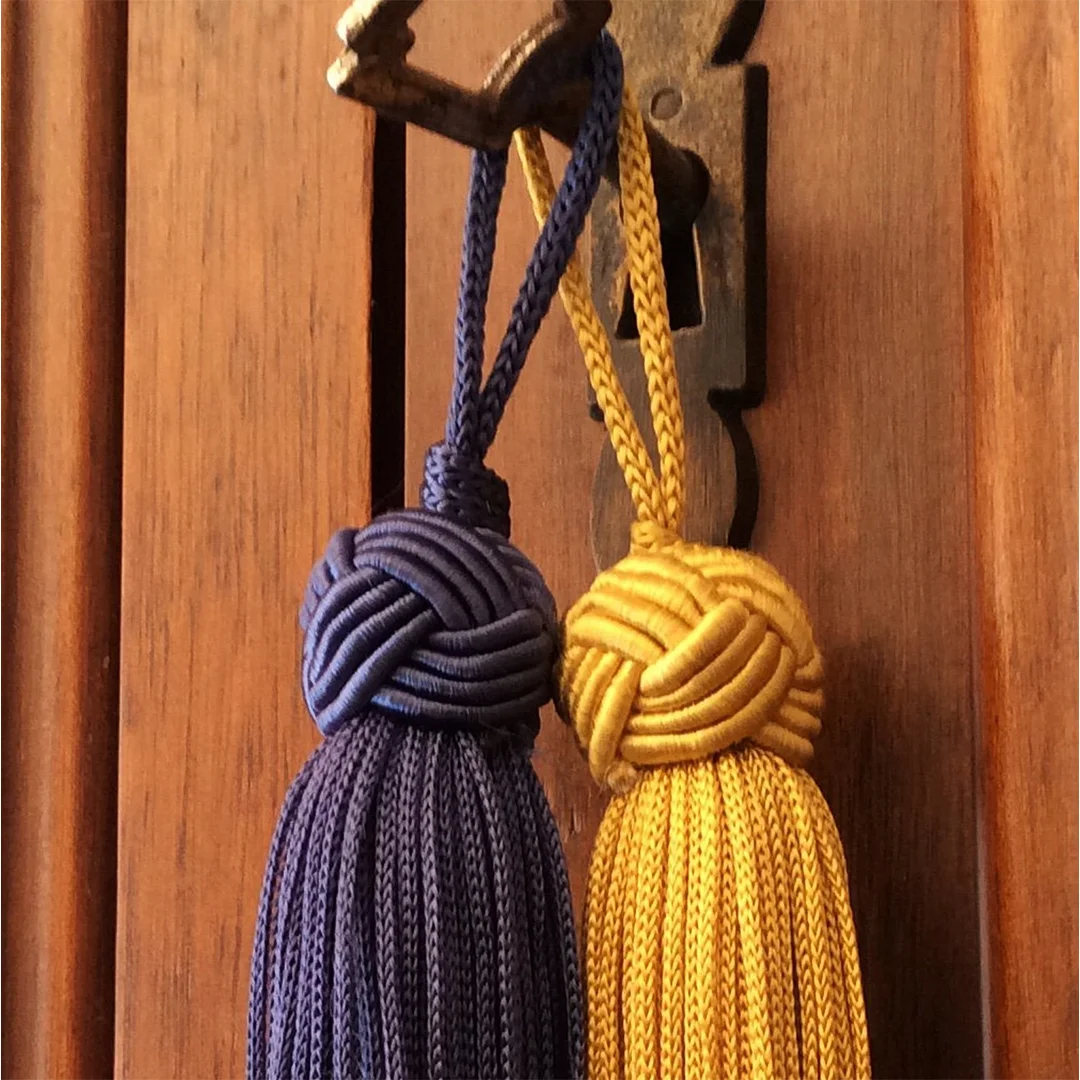 4" Turk Knot Rayon Silk Key Tassel