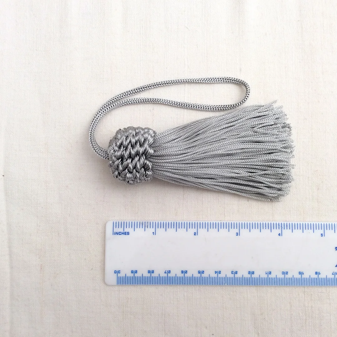 6" Drapery Rayon Silk Key Tassel