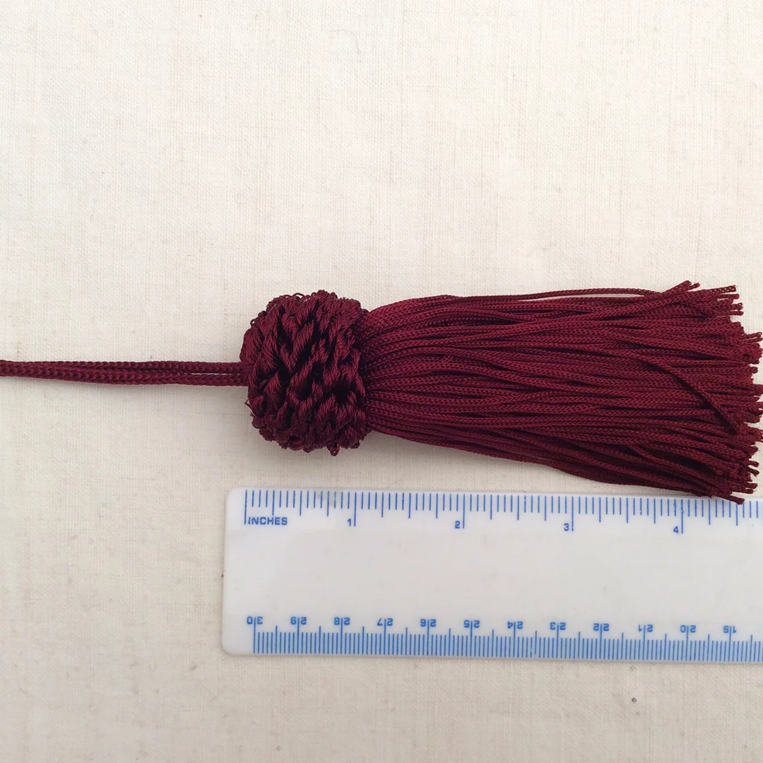 6" Drapery Rayon Silk Key Tassel