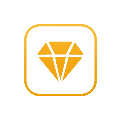 Home golden diamond badge icon removebg preview