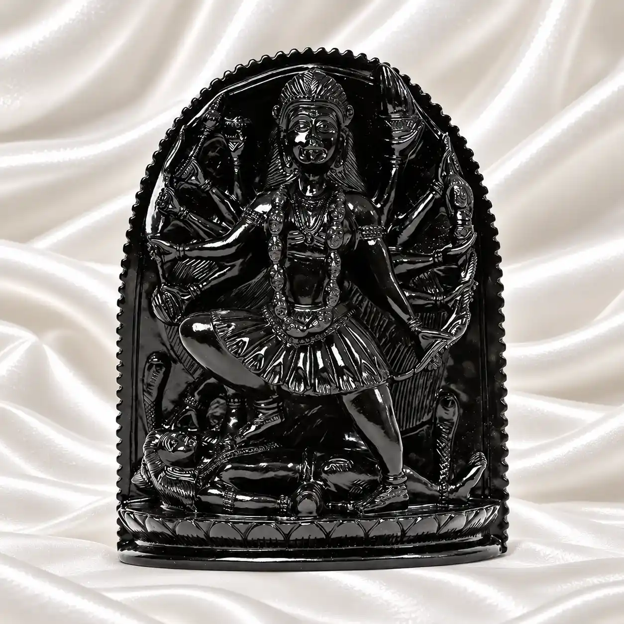 Home goddess kali in black obsidian