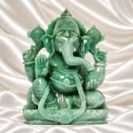 Lord Ganesha in Green Aventurine - Image 2