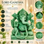 Lord Ganesha in Green Aventurine - Image 3